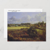 Golding Constable's keukentuin, John Constable Briefkaart (Voorkant / Achterkant)