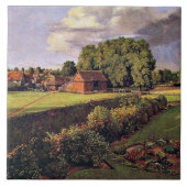 Golding Constable's Vloertuin, beroemd schilderij Tegeltje (Voorkant)