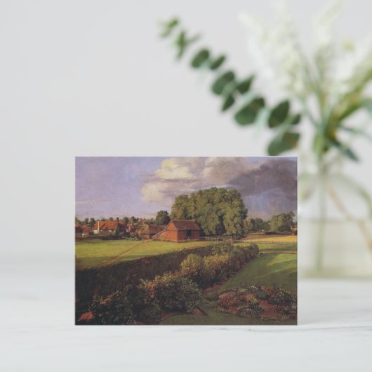 Golding Constable's Vloertuin, John Constable Briefkaart (Staand voorkant)