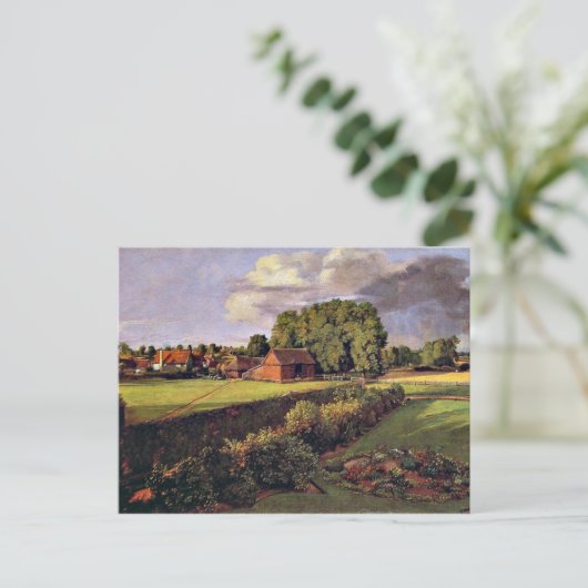 Golding Constable's Vloertuinkunst Briefkaart (Staand voorkant)