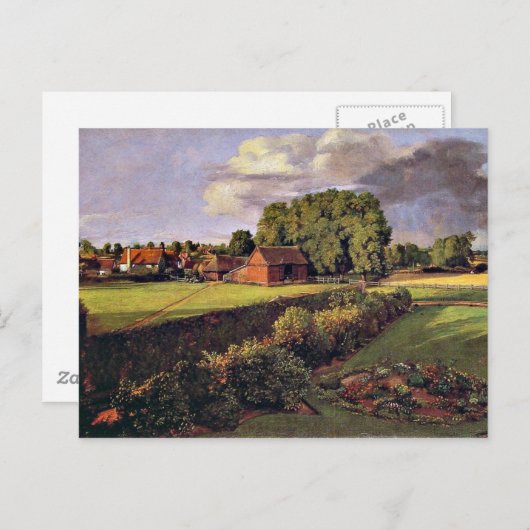 Golding Constable's Vloertuinkunst Briefkaart (Voorkant / Achterkant)