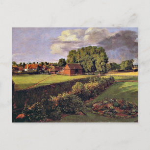 Golding Constable's Vloertuinkunst Briefkaart