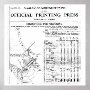 Golding van briefperonderdelen poster groot en lee