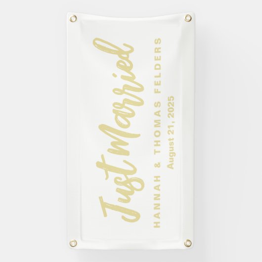 Goldish Penmanship net getrouwd auto banner (Verticaal)