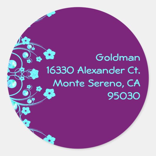Goldman Custom Seal Ronde Sticker (Voorkant)