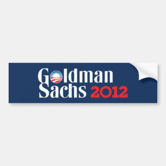 Goldman Sachs 2012 Bumpersticker