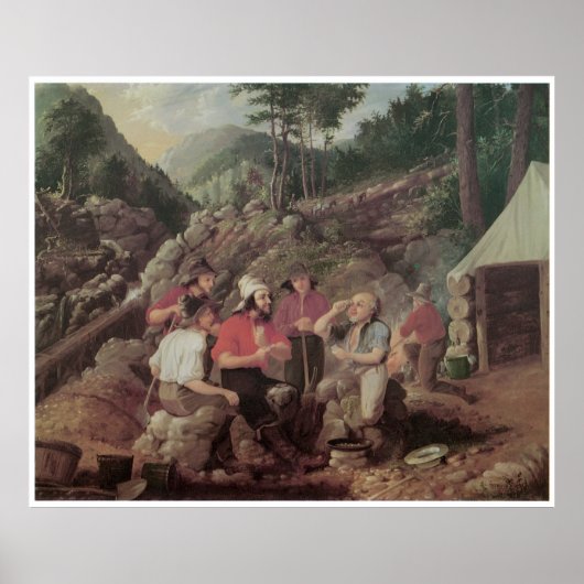 Goldminers 1858 poster (Voorkant)