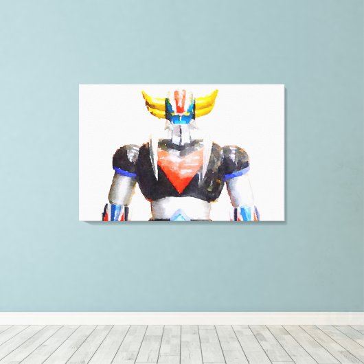 Goldorak Canvas Afdruk (Insitu (Houten vloer))