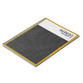 Goldrand notebook notitieboek (Linkerzijde)