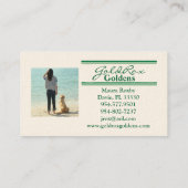 GoldRox Goldens Visitekaartje (Achterkant)