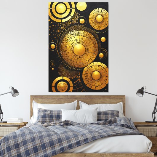 GoldRush 1 Canvas (Insitu (Slaapkamer))