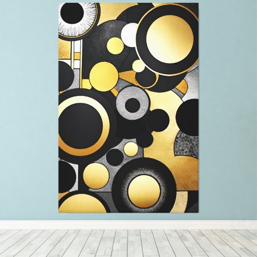 GoldRush 2 Canvas Afdruk (Insitu (Houten vloer))