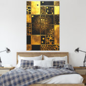 GoldRush 6 Canvas Afdruk (Insitu (Slaapkamer))