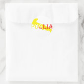 Goldshirt-Puglia-.png Ronde Sticker (Tas)