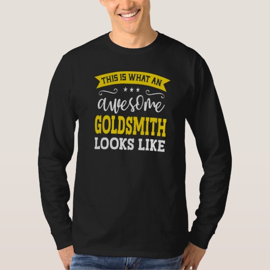 Goldsmith Job Title Employee Funny Worker Goldsmit T-shirt (Voorkant)