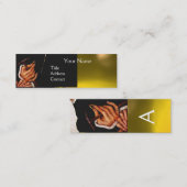 GOLDSMITH, PRECIES METALWORKER, GOLD JEWELRY ART MINI VISITEKAARTJE (Voorkant / Achterkant)