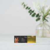 GOLDSMITH, PRECIES METALWORKER, GOLD JEWELRY ART MINI VISITEKAARTJE (Staand voorkant)