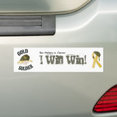 goldsoldaat_icon_1B.ai Bumpersticker (Op auto)