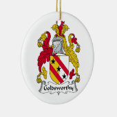 Goldsworthy Family Crest Keramisch Ornament (Rechts)