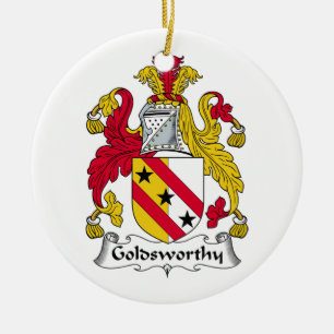 Goldsworthy Family Crest Keramisch Ornament