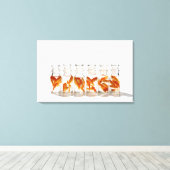 Goldvis 7 canvas afdruk (Insitu (Houten vloer))