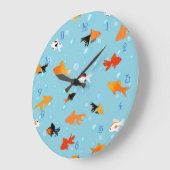 Goldvis Aquarium Acrylwandklok Grote Klok (Hoek)