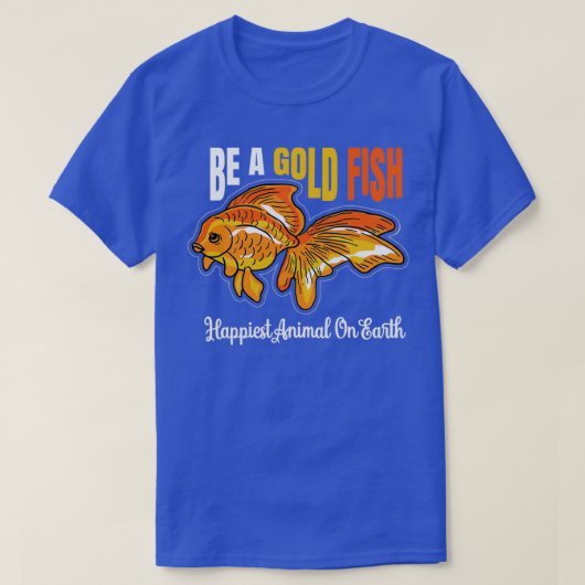 Goldvis Aquarium-vis T-shirt (Design voorkant)