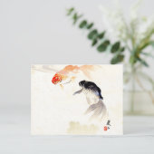 Goldvis Briefkaart (Staand voorkant)