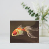 Goldvis Briefkaart (Staand voorkant)