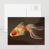Goldvis Briefkaart (Voorkant / Achterkant)