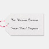 Goldvis Cadeaulabel (Achterkant Horizontaal)