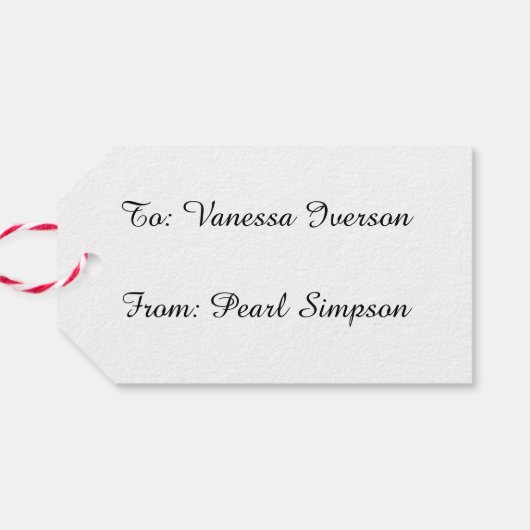 Goldvis Cadeaulabel (Achterkant Horizontaal)