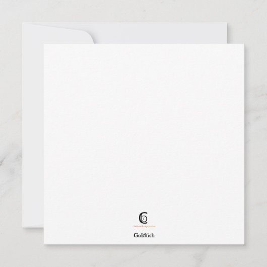 Goldvis Kaart (Achterkant)