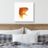 Goldvis met ogen 3 canvas afdruk (Insitu (Slaapkamer))