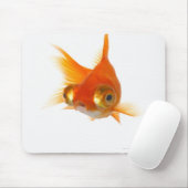 Goldvis met ogen muismat (Met muis)