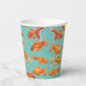 Goldvis  papieren bekers (Achterkant)