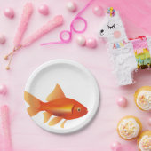 Goldvis Papieren Bordje (Feest)