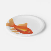 Goldvis Papieren Bordje (Gekanteld)