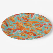 Goldvis Papieren Bordje (Gekanteld)