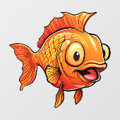 Goldvis Raamsticker (Vel)