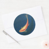 Goldvis Ronde Sticker (Envelop)