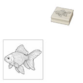 Goldvis Rubberstempel (Gestempeld)