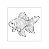 Goldvis Rubberstempel (Afrduk)