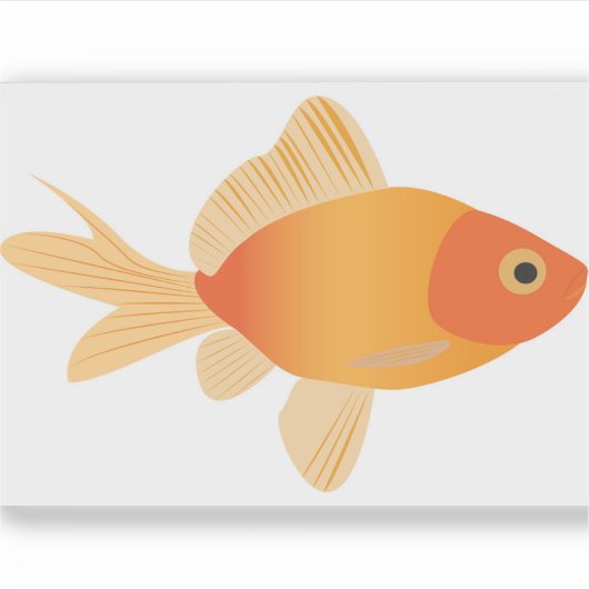 Goldvis Sticker (Voorkant)