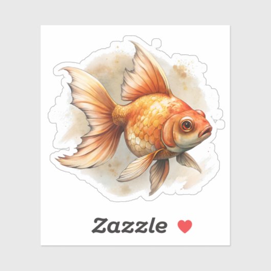 Goldvis Sticker (Vel)