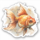 Goldvis Sticker (Voorkant)