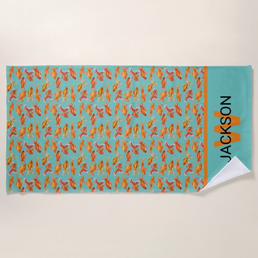 Goldvis Strandlaken (Voorkant)