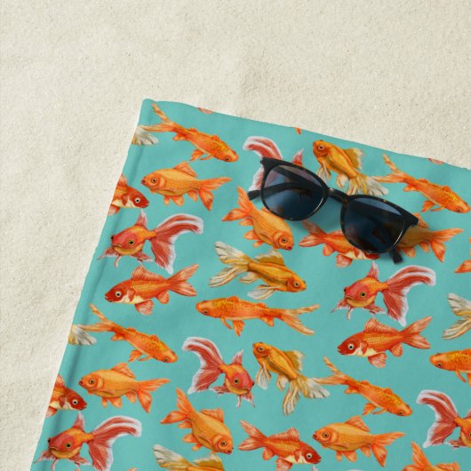 Goldvis Strandlaken (In situ)