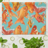 Goldvis Theedoek (Gevouwen)