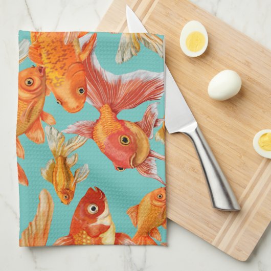 Goldvis Theedoek (Quarter Fold)